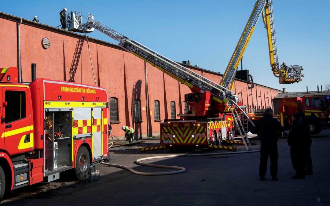 Large Warehouse Fire