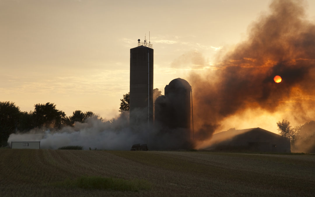 Silo Fire