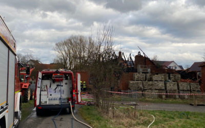 Fire in house pellet heating system