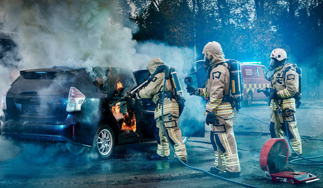 Safe & efficient handling of Li-ion battery fires